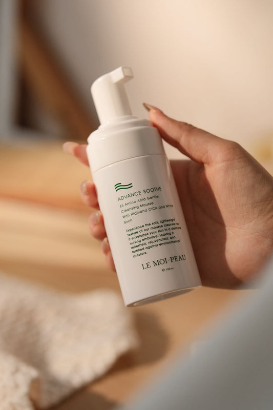 高原積雪草與白樺 B5氨基酸舒緩潔面慕絲 - LEMOI - PEAU