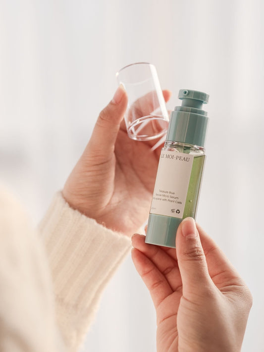 植物幹細胞與玻色因 癒藍時光肽修護微導精露 - LEMOI - PEAU